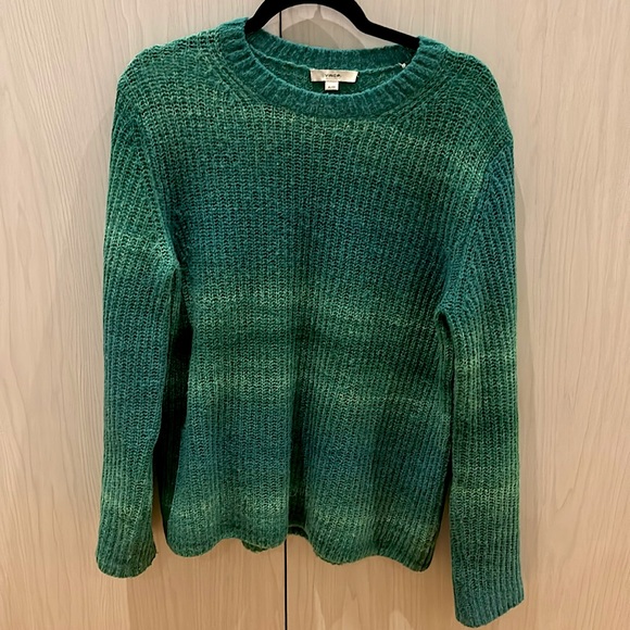 Vince green gradient sweater - Picture 1 of 2
